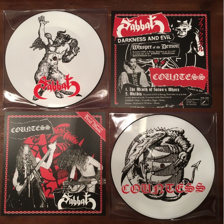 Sabbat / Countess - Split Picture 7" EP