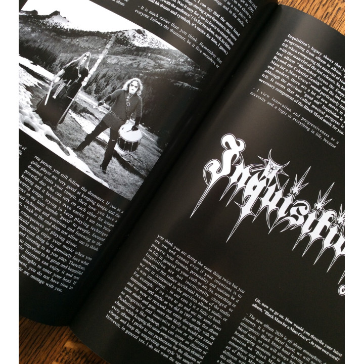 Sotsirh Susii Vol 4 magazine with Forteresse, Inquisition, Mortiis, Necromorbus Studio, Ride For Revenge and Vassafor