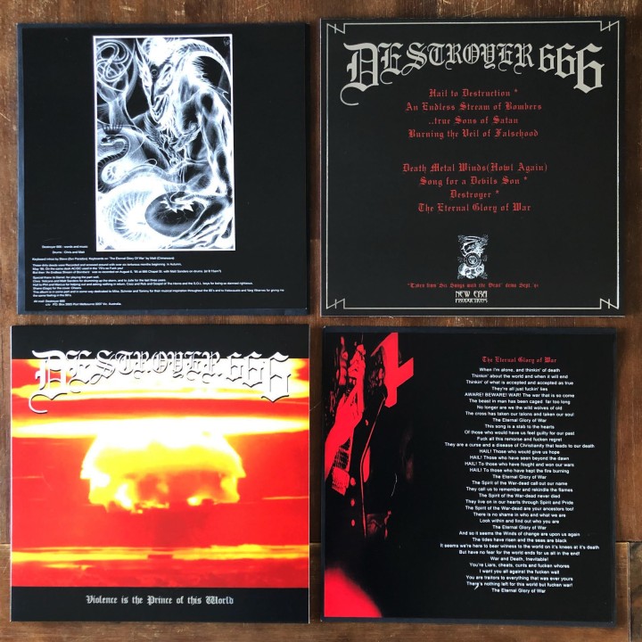 Deströyer 666 - Violence is the Prince of this World LP (Colour vinyl)