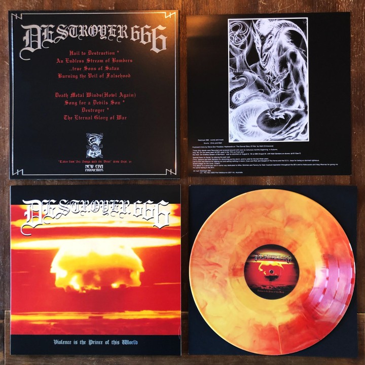 Deströyer 666 - Violence is the Prince of this World LP (Colour vinyl)