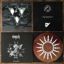 Konflict - Subjugation I Silk-screened LP (Red/Gold vinyl)