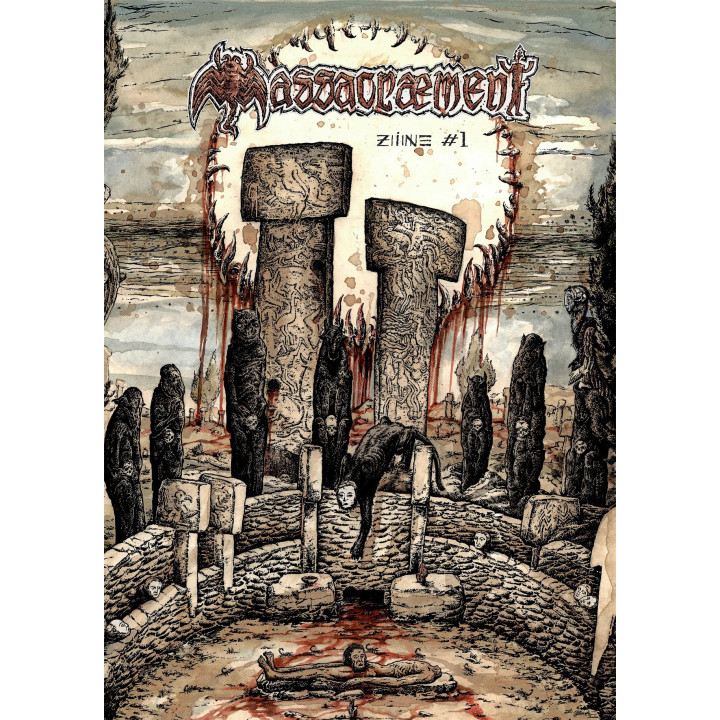 Massacræment 'ZINE 1 .Karmazid, Master’s Hammer,  Teitanblood, Terratur Possessions, Skuggeheim, Wallachian Cobwebs etc