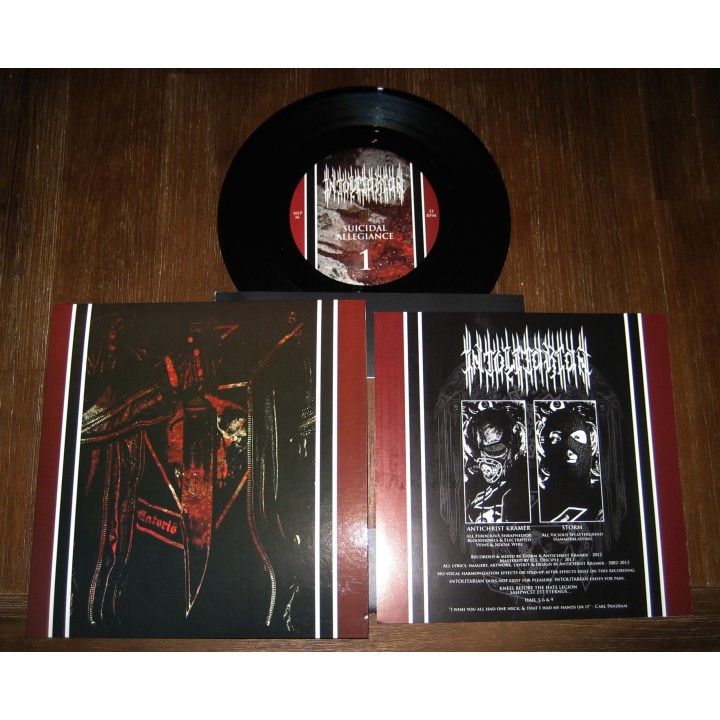 Intolitarian - Suicidal Allegiance 7" EP (black)