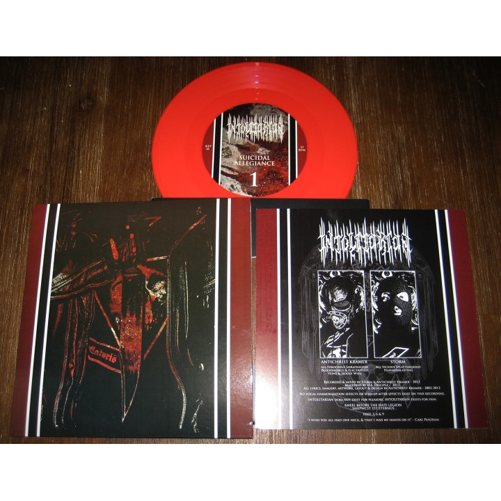 Intolitarian - Suicidal Allegiance 7" EP (red)