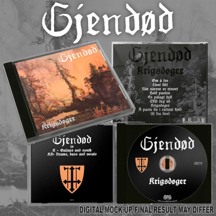 Gjendød - Krigsdøger CD