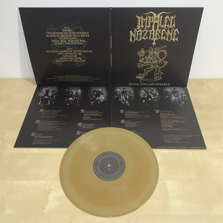 Impaled Nazarene - Suomi Finland Perkele LP (Gold vinyl)