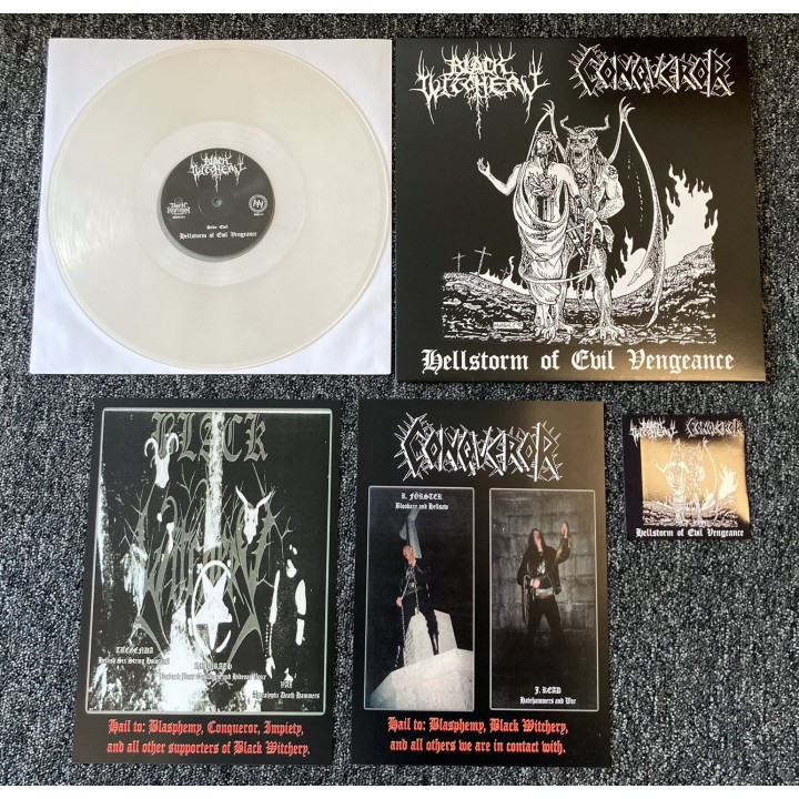 Black Witchery / Conqueror – Hellstorm of Evil Vengeance LP