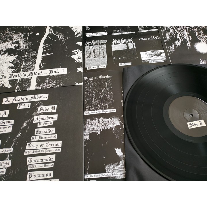 In Death's Midst LP with Lament in Winter’s Night, Lampir, Carved Cross, Orgy of Carrion etc