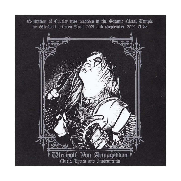 Satanic Warmaster – Exultation Of Cruelty DCD