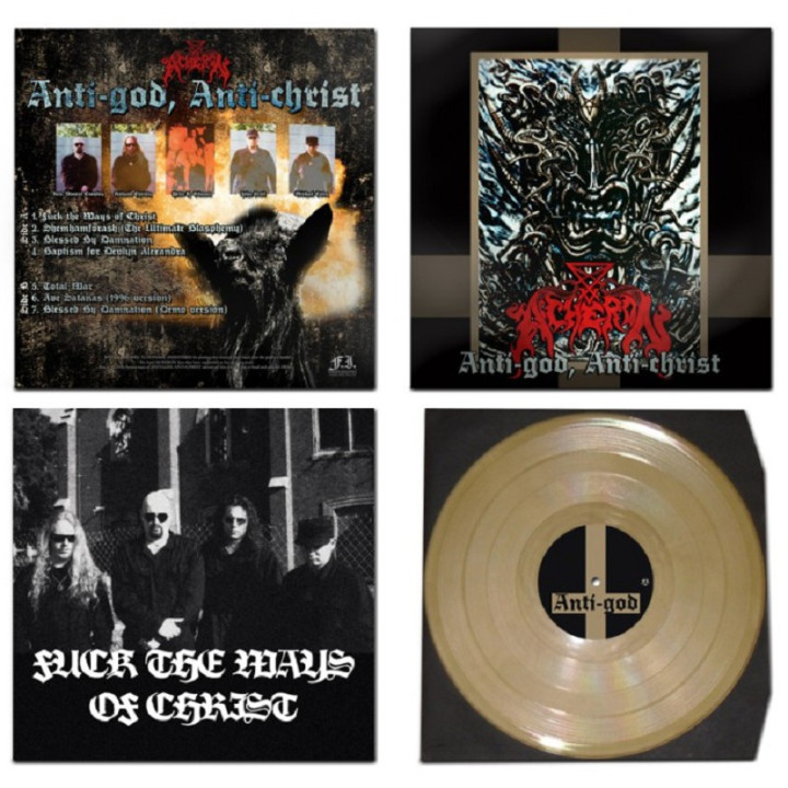 Acheron - Anti-God, Anti-Christ LP (Gold vinyl)