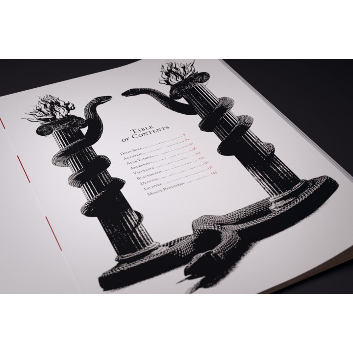 Words as Weapons Book with Aethyrick, Aluk Todolo, Angrenost, Vafurlogi, Blackdeath, Drastus, Lucifyre, and Monte Penumbra