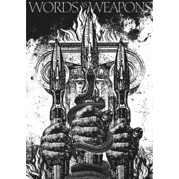 Words as Weapons Book with Aethyrick, Aluk Todolo, Angrenost, Vafurlogi, Blackdeath, Drastus, Lucifyre, and Monte Penumbra