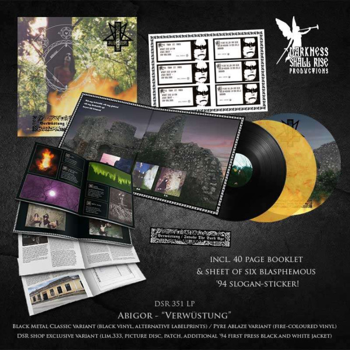 Abigor - Nachthymnen (From The Twilight Kingdom) LP