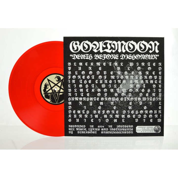 Goatmoon - Death Before Dishonour LP (RED vinyl)