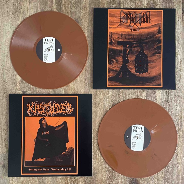 Gärgäntuäh / Kastijder - Föltrit / Reinigend Vuur Test-Press LP