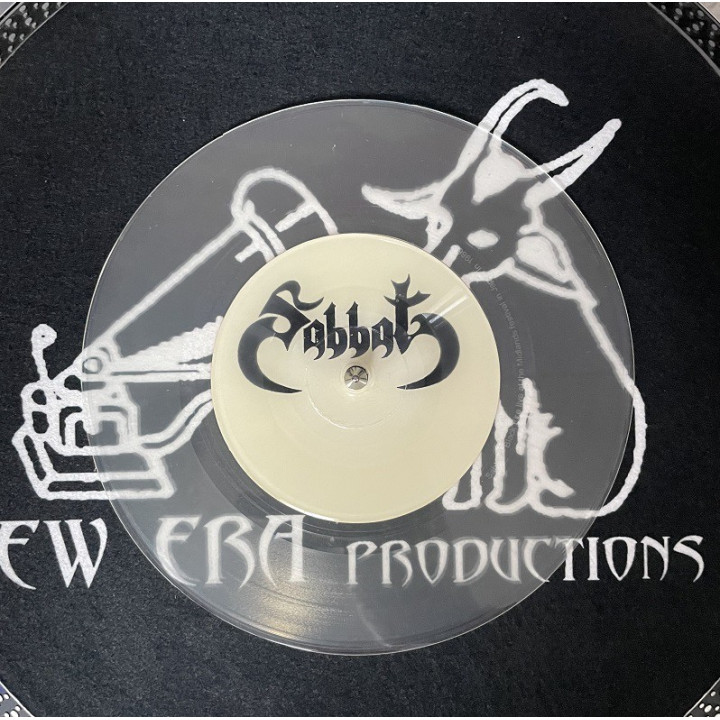 Sabbat - 黒呪炎 7" EP (Clear vinyl)