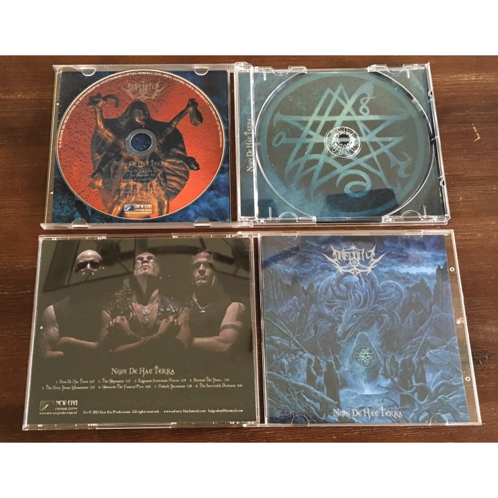 Infinity - Non De Hac Terra CD + free 'Hyrbis' promo CD